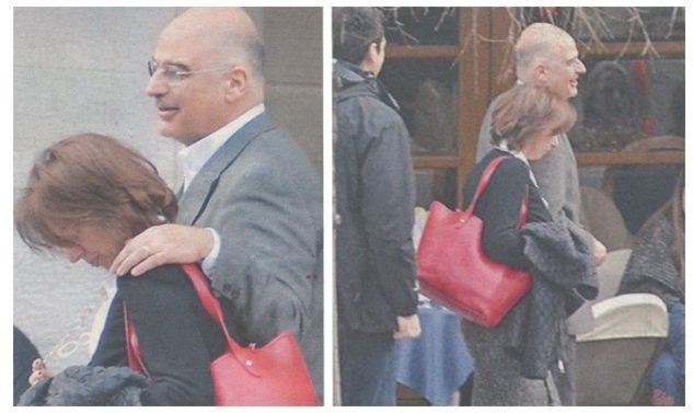 Ακροβολισμένοι αστυνομικοί συνοδεύουν τον Νίκο Δένδια στη βόλτα του στο Κολωνάκι [εικόνες] | iefimerida.gr 0