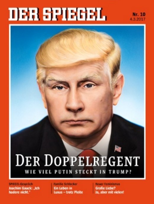 Το νέο συγκλονιστικό εξώφυλλο του Der Spiegel: Πόσος Πούτιν υπάρχει μέσα στον Τραμπ; | iefimerida.gr 0
