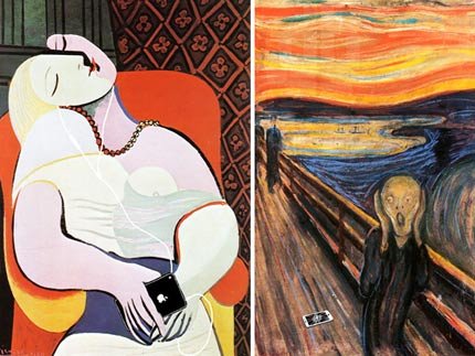 Oταν ο Βαν Γκογκ φόρτισε το i-Pad – Χιουμοριστική συλλογή από κλασικούς πίνακες εξετάζει τη σχέση μας με την τεχνολογία [εικόνες]  | iefimerida.gr 10