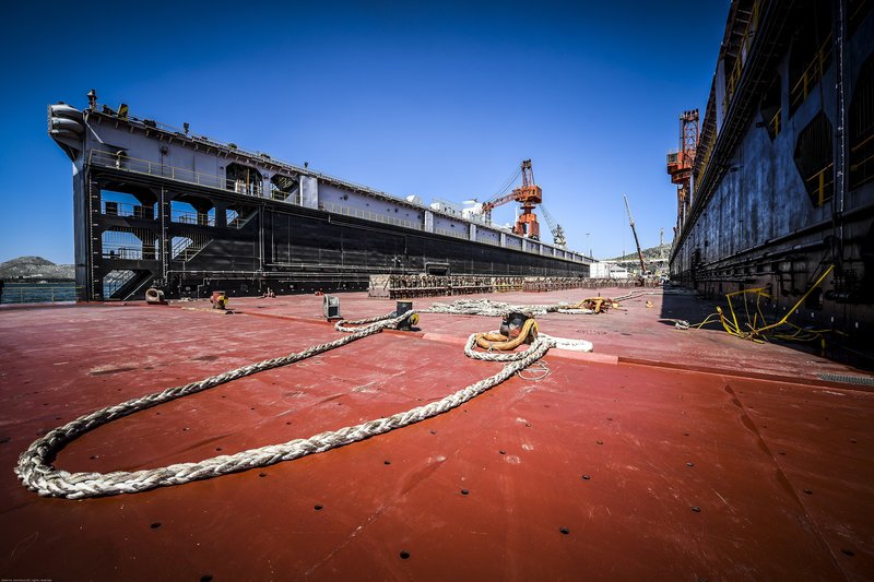 Η νέα πλωτή δεξαμενή στην Ναυπηγοεπισκευαστική Ζώνη Περάματος έπιασε δουλειά [εικόνες] | iefimerida.gr 1