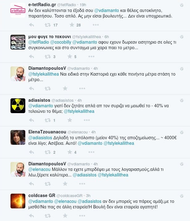 Το twitter «κράζει» τον Διαμαντόπουλο για το βουλευτικό αυτοκίνητο [εικόνες] | iefimerida.gr 8