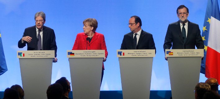 Σοκ: Μέρκελ, Ολάντ, Ραχόι και Τζεντιλόνι θέλουν ΕΕ πολλών ταχυτήτων! | iefimerida.gr 0