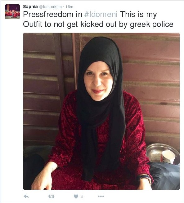 Ειδομένη: Δημοσιογράφος ντύθηκε πρόσφυγας για να ξεγελάσει την ΕΛ.ΑΣ. -Παρέμεινε στον καταυλισμό [εικόνα] | iefimerida.gr 0