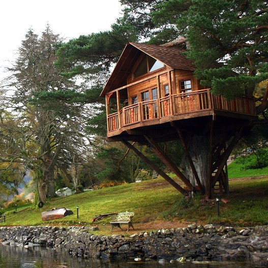 Δεντρόσπιτο πέντε αστέρων: Εντυπωσιάστε την με ένα ρομαντικό δείπνο με θέα τη λίμνη Goil [εικόνες]  | iefimerida.gr 6