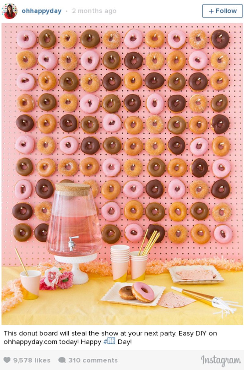 Δεκάδες, πολύχρωμα ντόνατς κρεμασμένα σε τοίχους- Η νέα τάση σε γάμους και βαφτίσεις [εικόνες] | iefimerida.gr 0