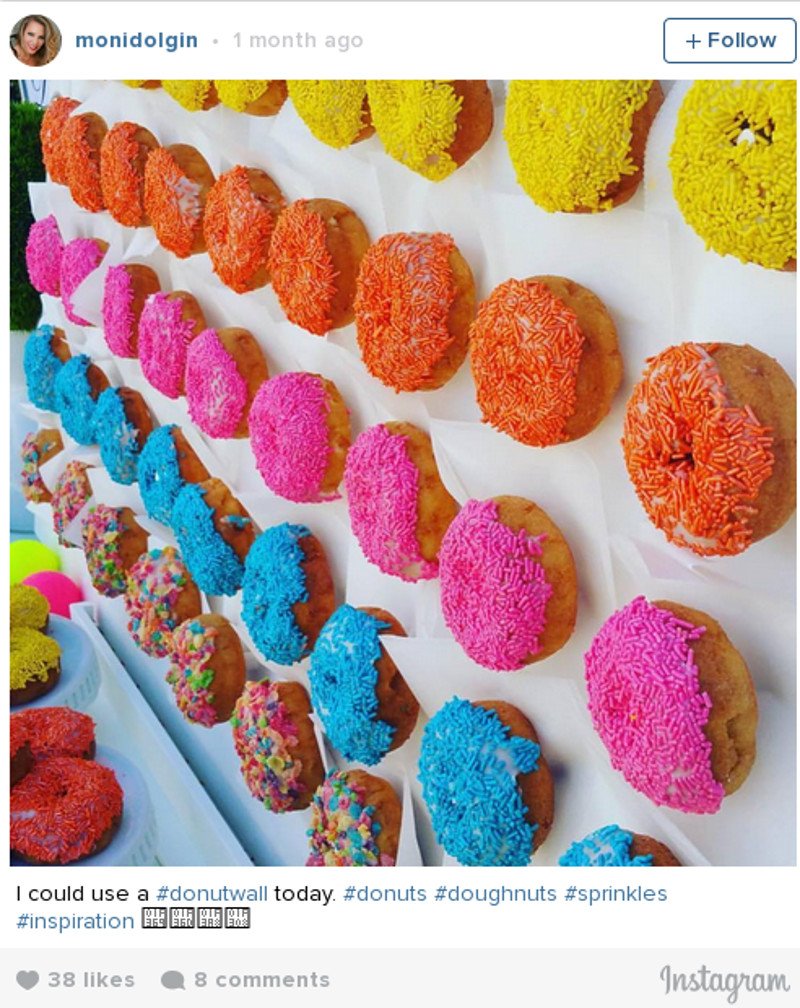 Δεκάδες, πολύχρωμα ντόνατς κρεμασμένα σε τοίχους- Η νέα τάση σε γάμους και βαφτίσεις [εικόνες] | iefimerida.gr 3