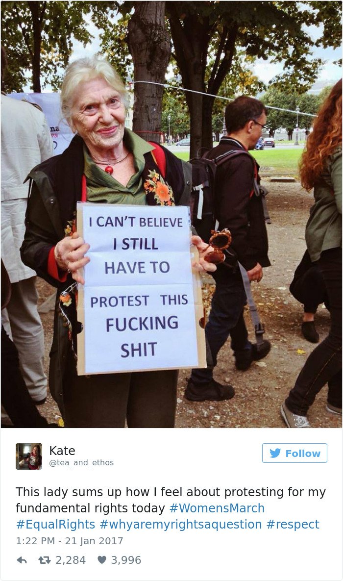 Μουσεία ζητούν πλακάτ από τις πορείες γυναικών κατά Τραμπ για να τα εκθέσουν [εικόνες] | iefimerida.gr 4