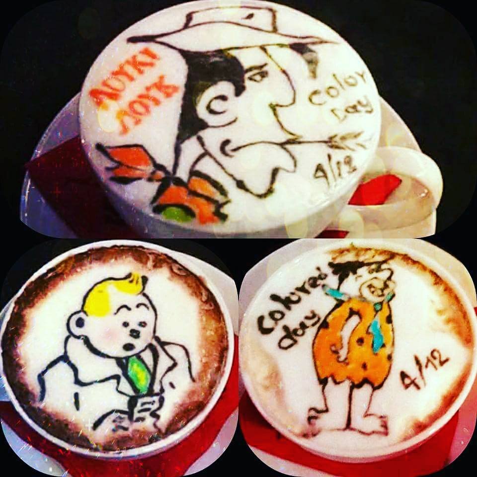 Παγκόσμια πατέντα στη Θεσσαλονίκη: Χρωματιστός φραπέ & donuts διακοσμημένα με selfie [εικόνες]  | iefimerida.gr 5