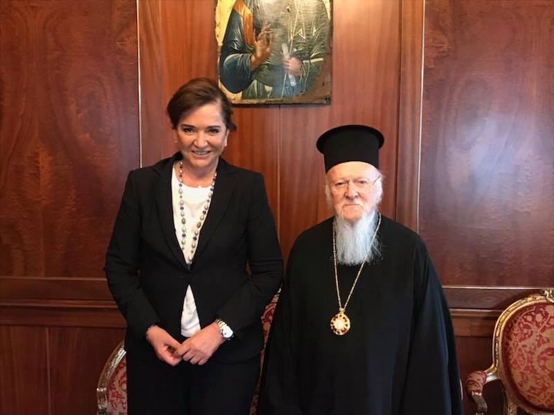 Στο Οικουμενικό Πατριαρχείο η Ντόρα Μπακογιάννη -Συναντήθηκε με τον Βαρθολομαίο [εικόνα] | iefimerida.gr 0