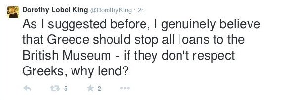 Εξαλλη η Ντόροθι Κινγκ με τους Βρετανούς για τα Γλυπτά του Παρθενώνα: Τα δίνουν στον Πούτιν και όχι στην Ελλάδα; [εικόνες] | iefimerida.gr 4