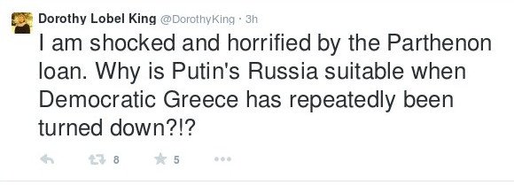 Εξαλλη η Ντόροθι Κινγκ με τους Βρετανούς για τα Γλυπτά του Παρθενώνα: Τα δίνουν στον Πούτιν και όχι στην Ελλάδα; [εικόνες] | iefimerida.gr 3