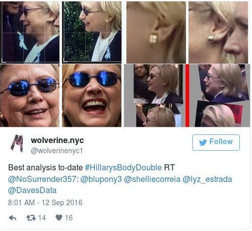 Αρχισαν οι θεωρίες συνωμοσίας -Η Χίλαρι δεν είναι καλά, χρησιμοποιεί σωσία [εικόνες] | iefimerida.gr 6