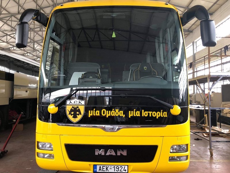 Το νέο πούλμαν της ΑΕΚ -Κάνει πρεμιέρα με Μπάγερν Μονάχου [εικόνες] | iefimerida.gr 7