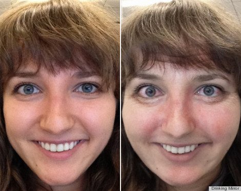 Πριν και μετά την κατανάλωση αλκοόλ: «Κατεστραμμένα» από το ποτό πρόσωπα γυναικών [εικόνες] | iefimerida.gr 3