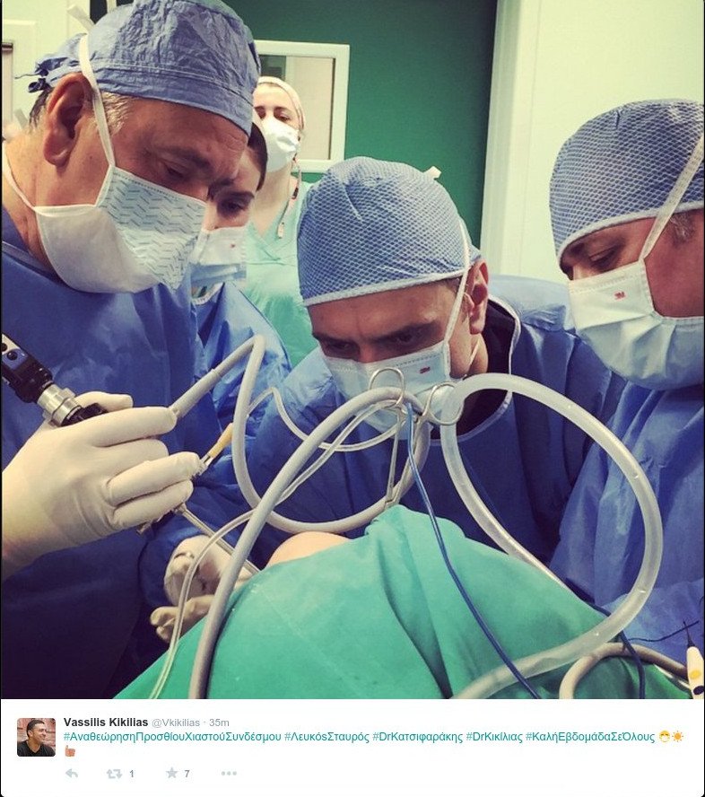 O Κικίλιας στο χειρουργείο -Η φωτογραφία με hashtag Dr Κικίλιας [εικόνα] | iefimerida.gr 0