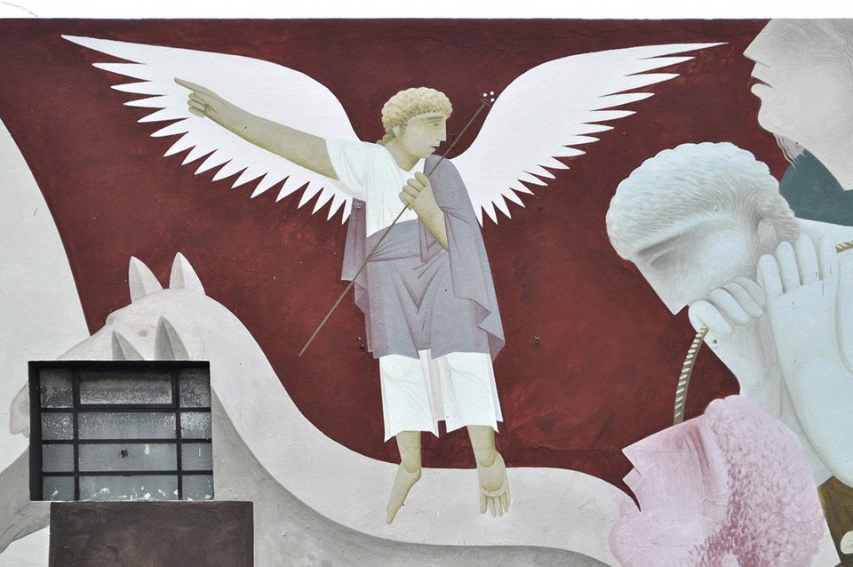 Αυτός είναι ο Ελληνας street artist που αναγνωρίζεται σε όλο τον κόσμο -Το Βυζάντιο συναντάει το σήμερα [εικόνες]  | iefimerida.gr 6