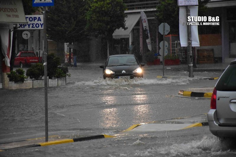 «Βούλιαξε» η Αργολίδα από την καταιγίδα [εικόνες & βίντεο] | iefimerida.gr 3