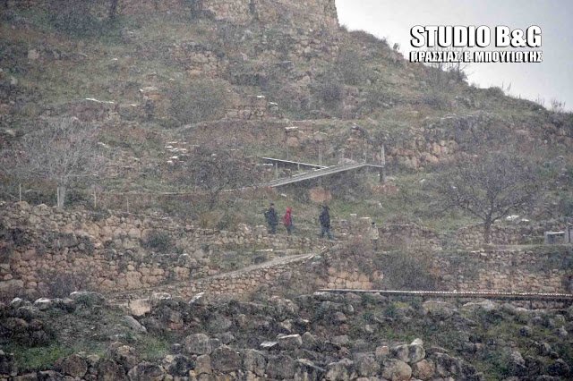 Σπάνιο θέαμα: Ο αρχαιολογικός χώρος των μυθικών Μυκηνών καλυμμένος από χιόνι! [εικόνες & βίντεο] | iefimerida.gr 2