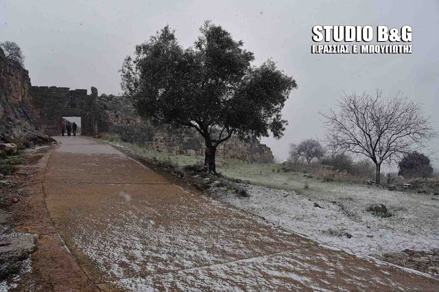 Σπάνιο θέαμα: Ο αρχαιολογικός χώρος των μυθικών Μυκηνών καλυμμένος από χιόνι! [εικόνες & βίντεο] | iefimerida.gr 11