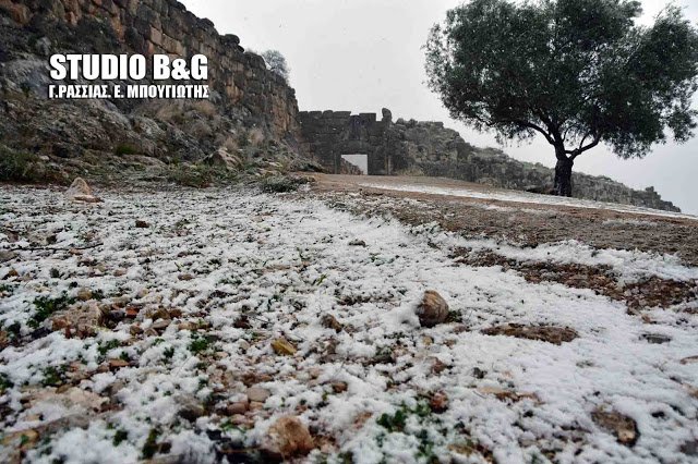 Σπάνιο θέαμα: Ο αρχαιολογικός χώρος των μυθικών Μυκηνών καλυμμένος από χιόνι! [εικόνες & βίντεο] | iefimerida.gr 12