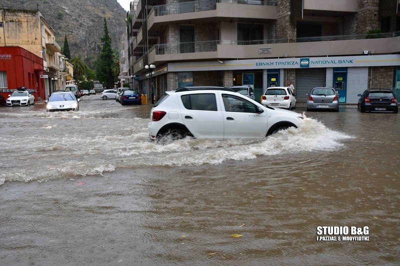 «Βούλιαξε» η Αργολίδα από την καταιγίδα [εικόνες & βίντεο] | iefimerida.gr 2