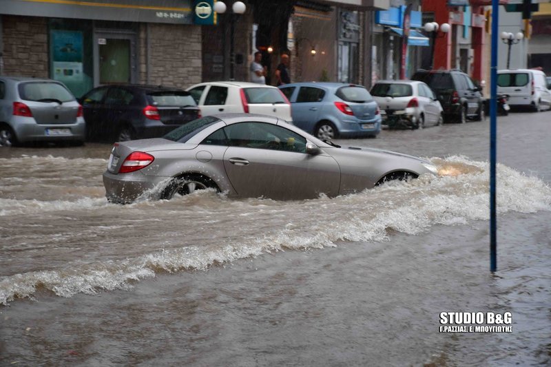 «Βούλιαξε» η Αργολίδα από την καταιγίδα [εικόνες & βίντεο] | iefimerida.gr 1
