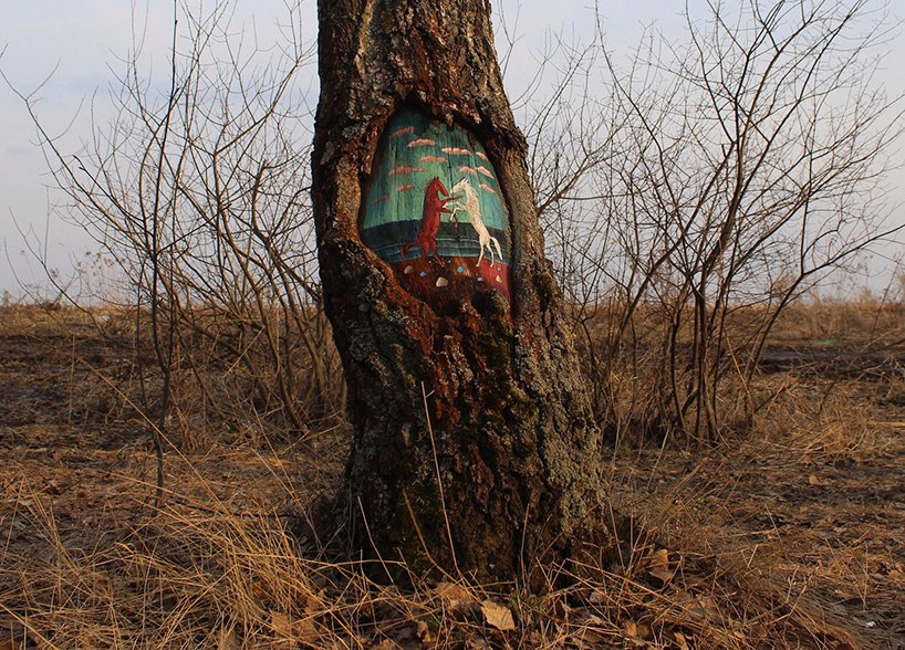 Πήγε τη street art ένα βήμα παραπέρα -Μέσα στο δάσος [εικόνες] | iefimerida.gr 0