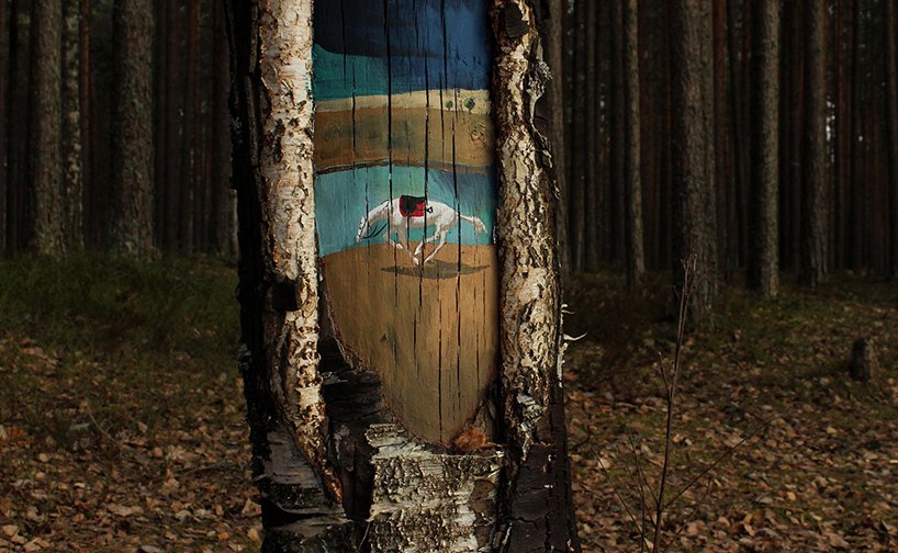 Πήγε τη street art ένα βήμα παραπέρα -Μέσα στο δάσος [εικόνες] | iefimerida.gr 2