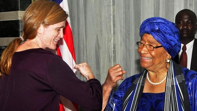 Η χειραψία του Εμπολα -Την έδειξε η πρέσβειρα του ΟΗΕ [εικόνες] | iefimerida.gr 1