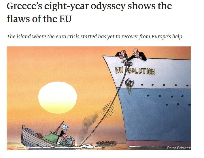Economist: Τα μαθήματα πόνου από την οκταετή Οδύσσεια της Ελλάδας -Κανένα success story | iefimerida.gr 0