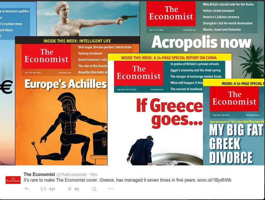 Economist: Η Ελλάδα είναι η τραγική μας σταρ -7 εξώφυλλα μέσα σε 5 χρόνια [εικόνες] | iefimerida.gr 0