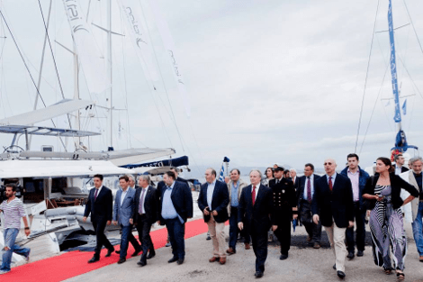 Εγκαίνια για τη διεθνή έκθεση Mediterranean Yacth Show παρουσία του υπουργού Ναυτιλίας, Μιλτιάδη Βαρβιτσιώτη | iefimerida.gr 2