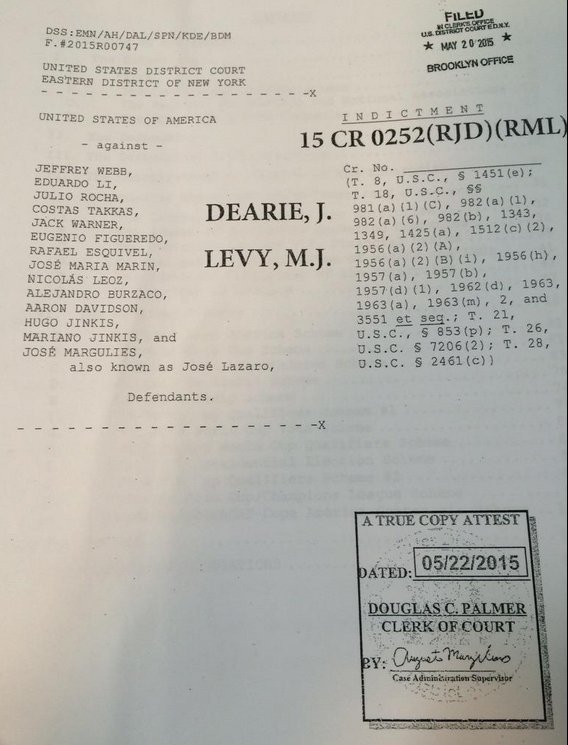 Στη δημοσιότητα το κατηγορητήριο για το σκάνδαλο της FIFA [εικόνες] | iefimerida.gr 2