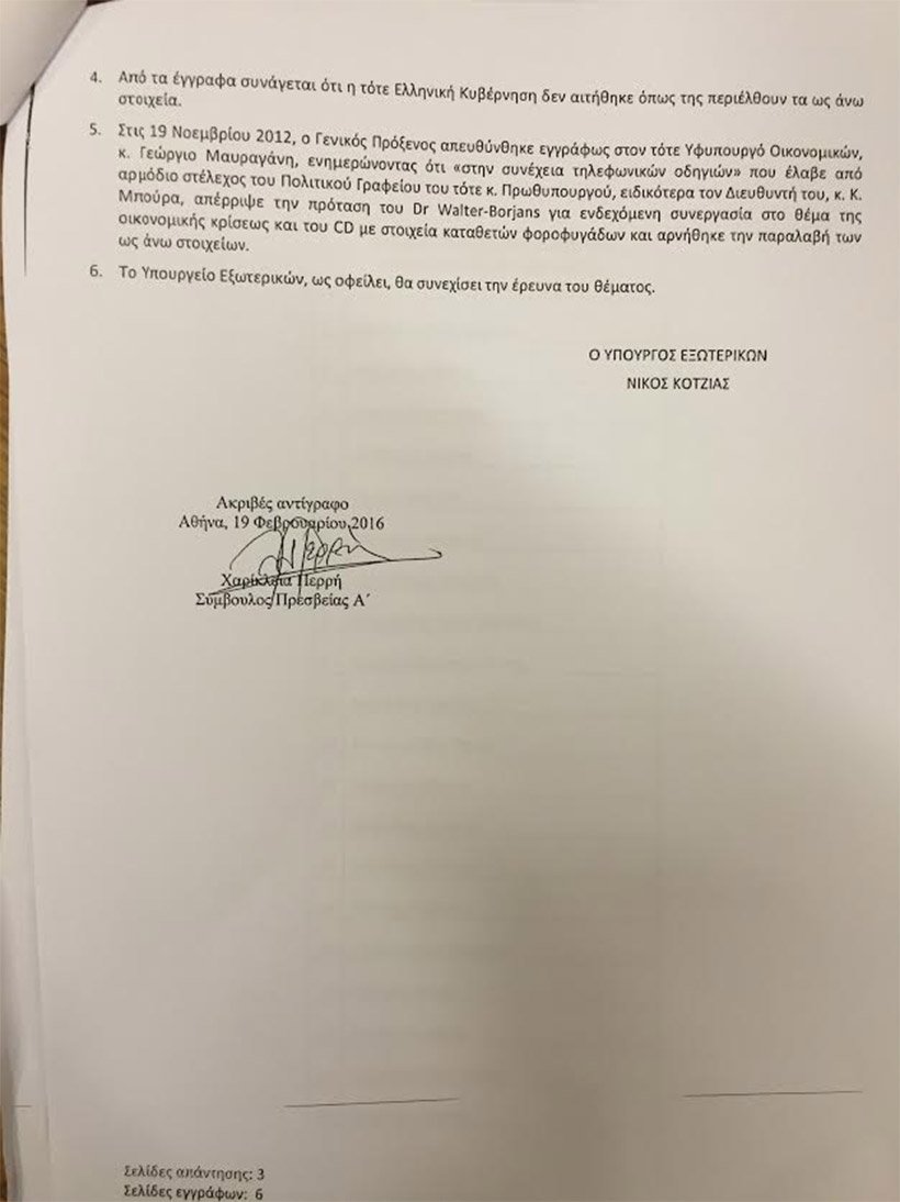 Η απάντηση Μπούρα στις καταγγελίες βουλευτών ΣΥΡΙΖΑ για τη λίστα Μπόργιανς  | iefimerida.gr 1