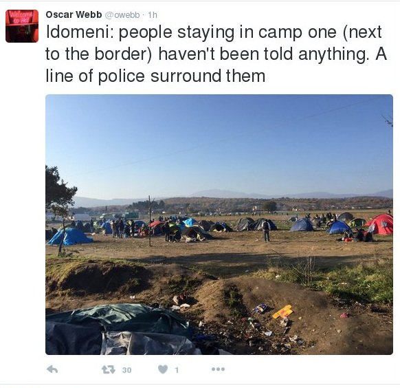 Ειδομένη: Εδειραν τους μετανάστες που δεν ήθελαν να μπουν στο λεωφορείο -Τι μεταδίδει δημοσιογράφος της Telegraph [εικόνες] | iefimerida.gr 0