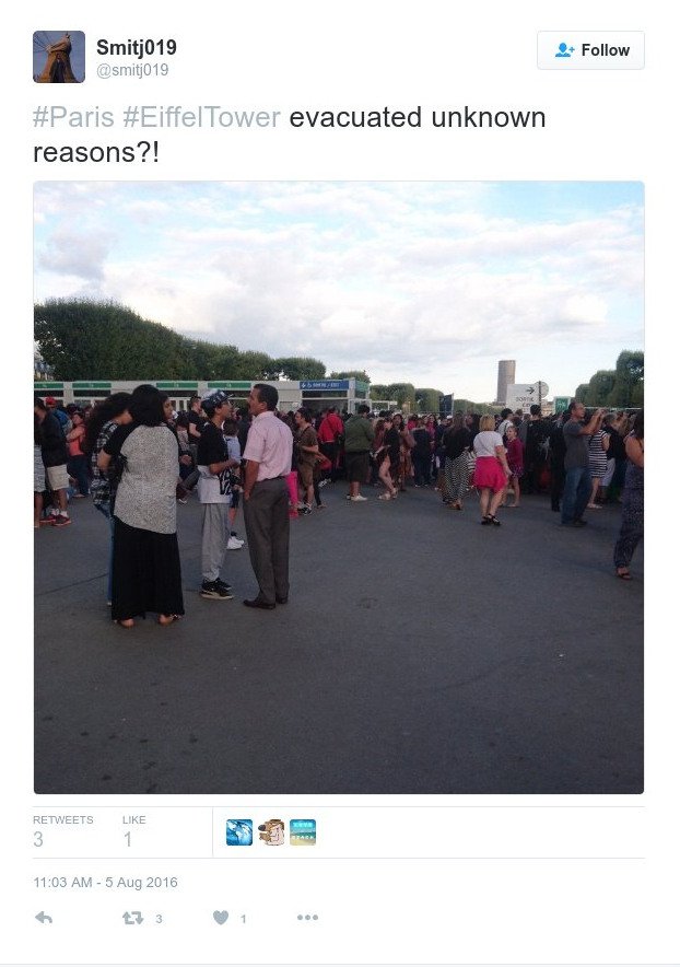 Εκκένωση στον Πύργο του Αϊφελ –Λόγω ύποπτου πακέτου [εικόνες & βίντεο] | iefimerida.gr 2