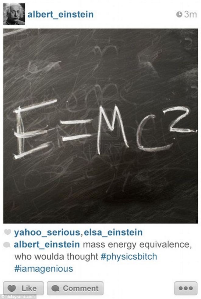 Τι θα ανέβαζαν στο instagram ιστορικές προσωπικότητες -Από τον ... Θεό στον Αϊνστάιν και τον Ντα Βίντσι [εικόνες] | iefimerida.gr 0