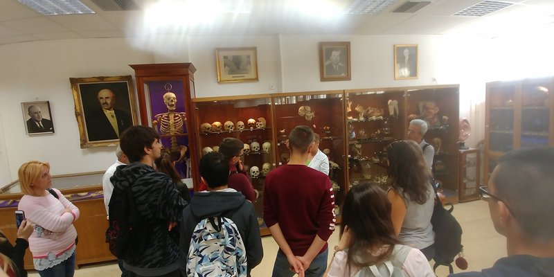 Οι μαθητές άκουγαν με προσήλωση όσα τους έλεγαν οι πανεπιστημιακοί