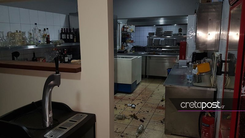 Ζημιές στην κουζίνα καταστήματος