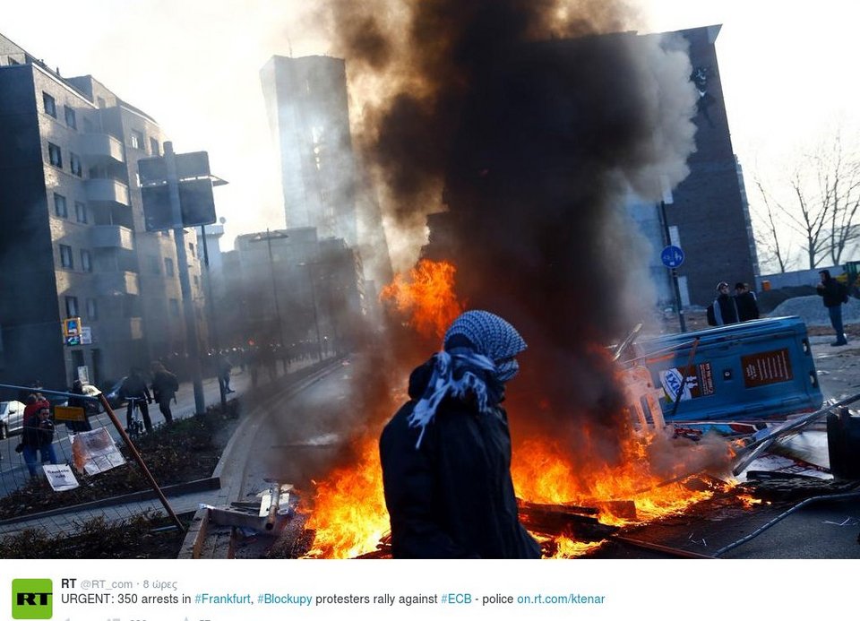 Πεδίο μάχης η Φρανκφούρτη: 350 συλλήψεις διαδηλωτών, βίαιες συγκρούσεις με την Αστυνομία [εικόνες και βίντεο] | iefimerida.gr 6