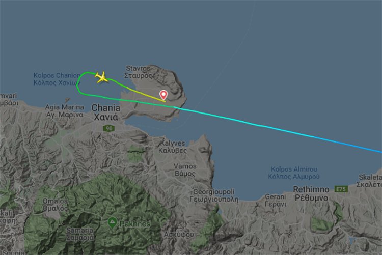 Χανιά: Εκτακτη προσγείωση για Boeing 737 -Λόγω τεχνικού προβλήματος | iefimerida.gr 0