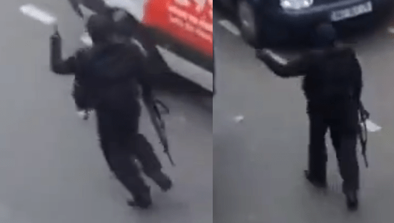 Μετά το μακελειό -Ο επικεφαλής των εκτελεστών δίνει το σύνθημα στους συνεργάτες του για άμεση οπισθοχώρηση [εικόνες & βίντεο] | iefimerida.gr 0