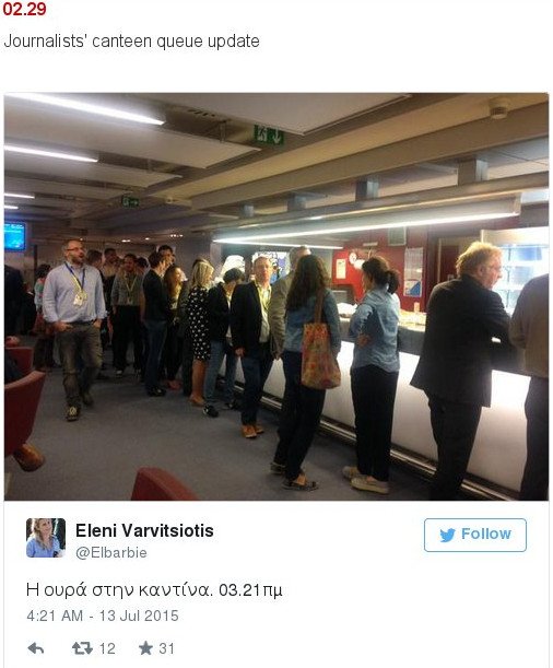 «Λύγισαν» οι δημοσιογράφοι στις Βρυξέλλες – Την... έπεσαν για ύπνο σε πατώματα, κάτω από γραφεία και καρέκλες [εικόνες] | iefimerida.gr 6