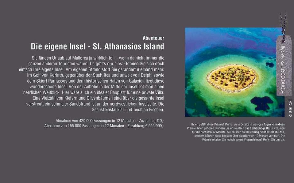 Γερμανική εταιρεία χαρίζει σε πελάτες της ελληνικό νησί που δεν της ανήκει [εικόνες] | iefimerida.gr 1