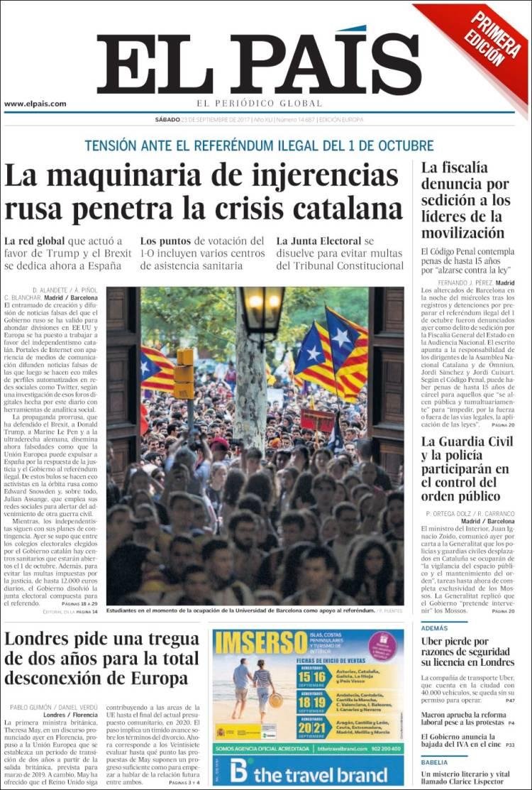 El País: Οι Ρώσοι και ο Τζούλιαν Ασάνζ κάνουν κυβερνοπόλεμο υπέρ της απόσχισης της Καταλονίας | iefimerida.gr 0