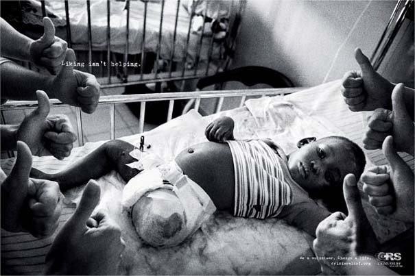 Liking isn’t helping: Η συγκλονιστική εκστρατεία για τις καμπάνιες που ζητούν ένα like [εικόνες] | iefimerida.gr 0