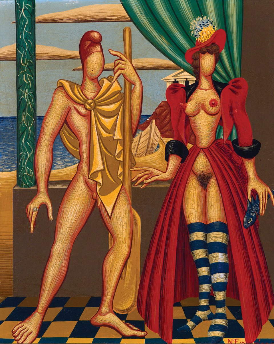 Οι μυθικές αβγοτέμπερες του Νίκου Εγγονόπουλου στο μουσείο Γουλανδρή στην Ανδρο [εικόνες]   | iefimerida.gr 0