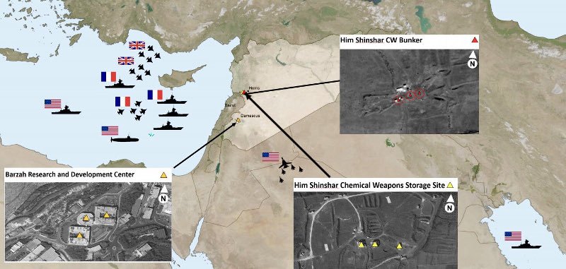 Πριν και μετά την επίθεση στη Συρία -Τι προκάλεσαν οι πύραυλοι στους στόχους [εικόνες] | iefimerida.gr 4