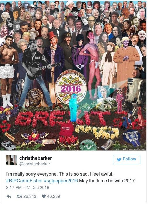 Ολοι οι επώνυμοι που χάθηκαν το 2016 σε ένα πόστερ [εικόνα] | iefimerida.gr 1