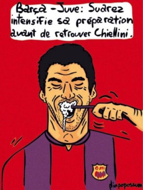 Σουάρες και Κιελίνι συναντιούνται ξανά - Το σκίτσο της «L'Equipe» [εικόνα] | iefimerida.gr 0